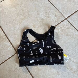 Nike Black Sports Bra small